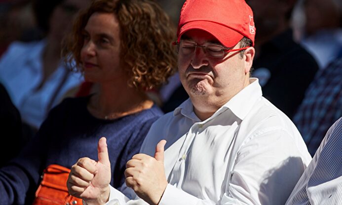 Meritxell Batet y Miquel Iceta. | EFE