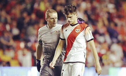 Martín Pascual, abatido tras sus últimas actuaciones con el Rayo Vallecano. |  Archivo