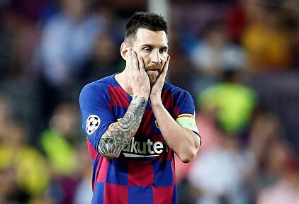 Leo Messi, durante el partido de Champions contra el Inter. |  EFE