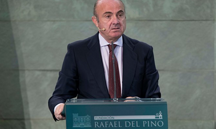 Luis de Guindos en la Fundación Rafael del Pino