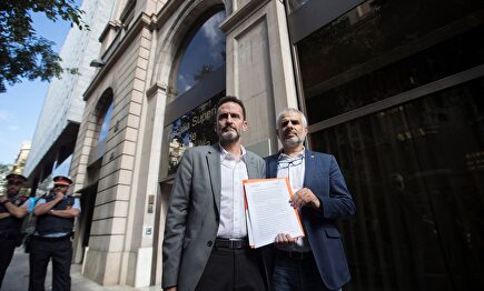 Ciudadanos denuncia a Torra por posible vinculación con los CDR