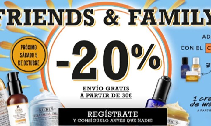 El cupón Friends & Family |  Kiehl's