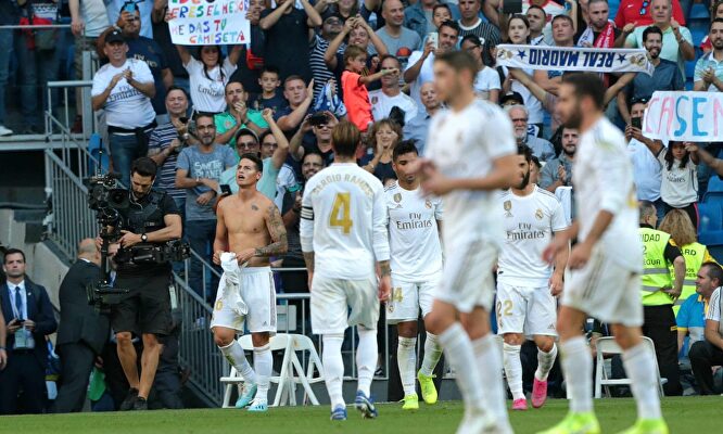 James marcó el 4-2 definitivo. |  Cordon Press