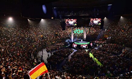 Imagen general de los asistentes a Vistalegre Plus Ultra |  David Alonso