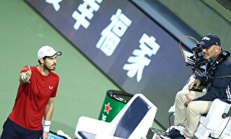 Murray-Fognini, algo más que palabras sobre la pista: "¡Cállate!"