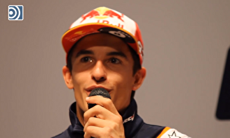 Marc Márquez celebra en Madrid su octavo título mundial
