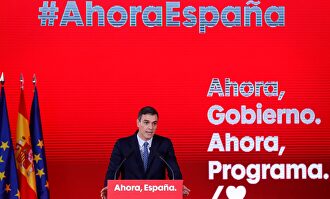 Sánchez, en un acto electoral. |  EFE