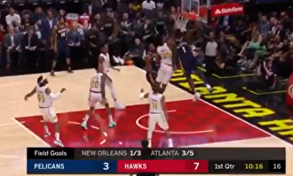 El mate de presentación de la nueva 'bestia' de la NBA