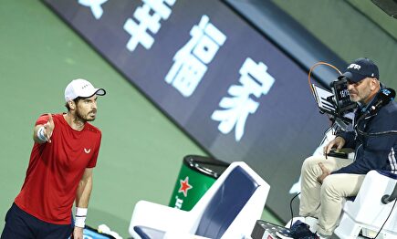 Murray-Fognini, algo más que palabras sobre la pista: "¡Cállate!"