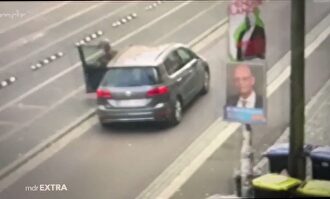 Imágenes del terrorista que atentó contra una sinagoga en Halle