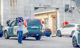 La Guardia Civil entra en el Valle de los Caídos