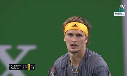 Federer cae ante Zverev tras un auténtico partidazo