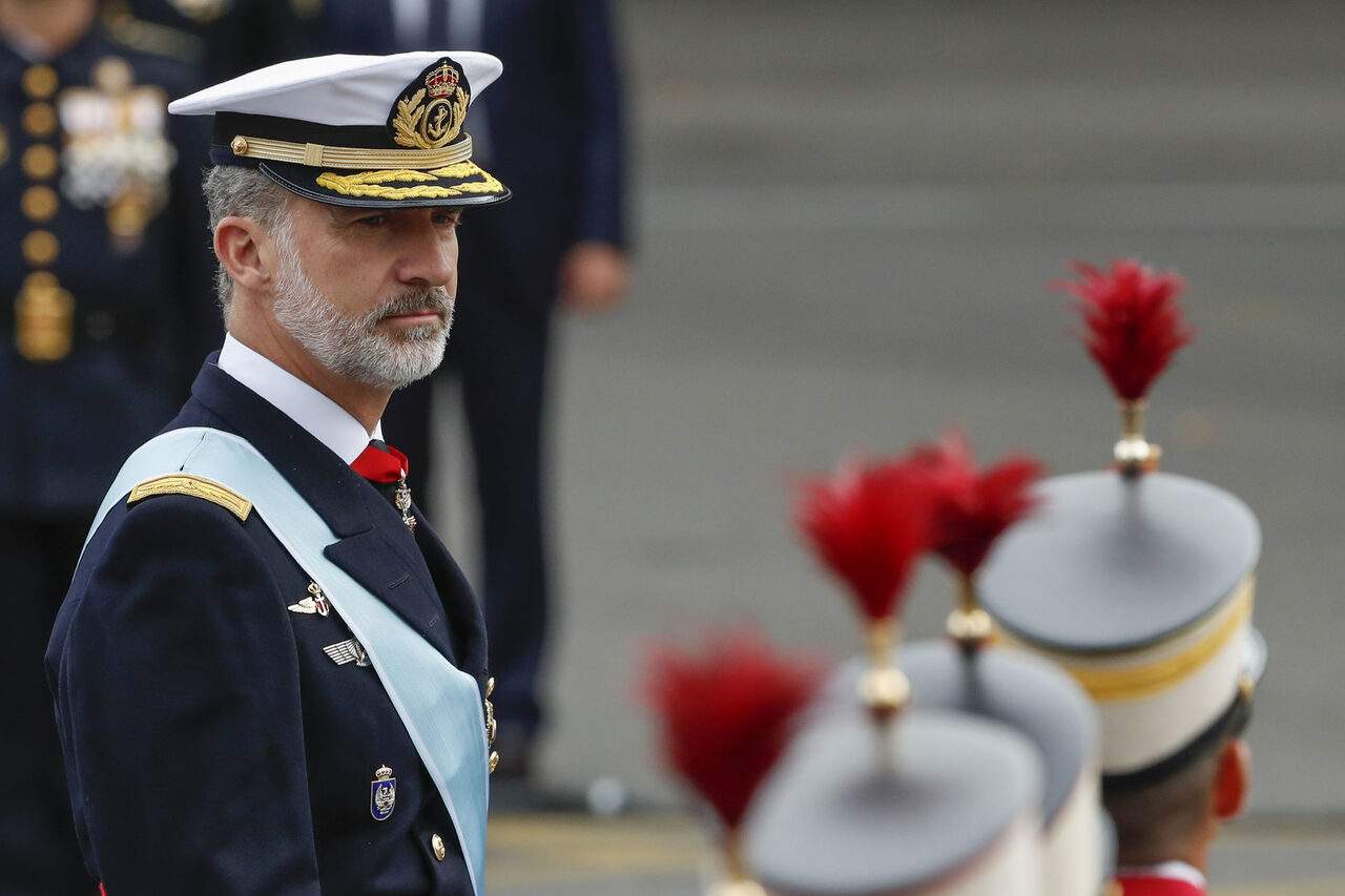 Don Felipe, en el último desfile del Día de la Hispanidad |  Gtres