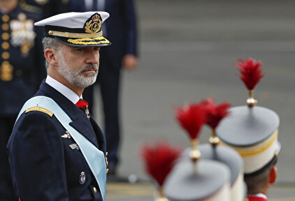 Don Felipe, en el último desfile del Día de la Hispanidad |  Gtres