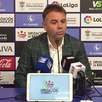 Manuel Franganillo Laguía, Presidente de la Extremadura U.D. |  Archivo