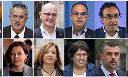 Los golpistas condenados. |  EFE