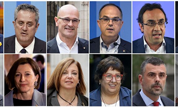 Los golpistas condenados. |  EFE