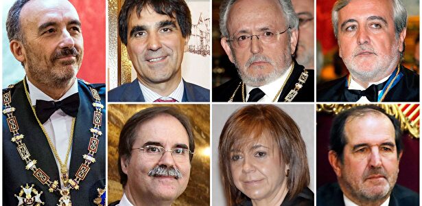 Los miembros del tribunal del 1-O |  EFE