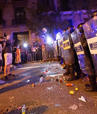 Disturbios en Barcelona |  EFE