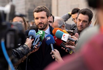 Pablo Casado este martes. |  EFE