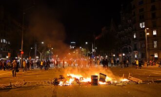 Los vídeos más impactantes de la rebelión separatista en Cataluña