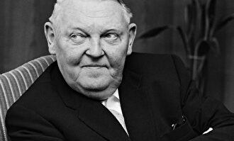 Ludwig Edhart, considerado el padre del milagro económico alemán |  Archivo