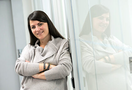 Macarena Olona, en la nueva sede de Vox. |  David Alonso Rincón