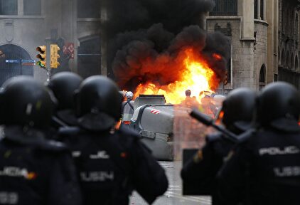 Violencia separatista. |  EFE