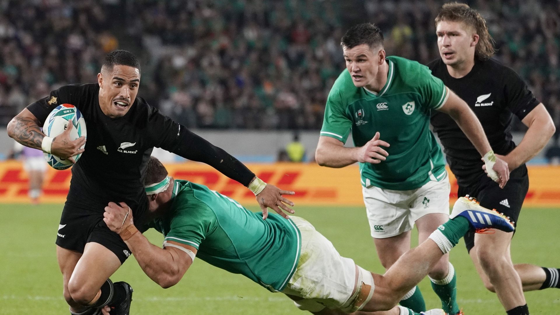 Mundial de Rugby Nueva Zelanda aplasta a Irlanda