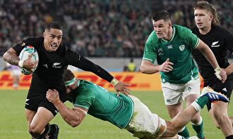 Lance del segundo partido de cuartos entre Nueva Zelanda e Irlanda. |  EFE