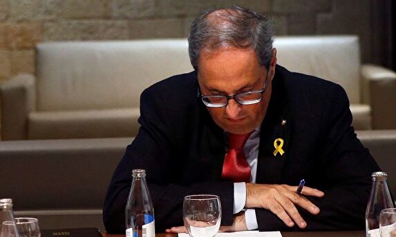 El presidente de la Generalidad, Quim Torra. |  EFE
