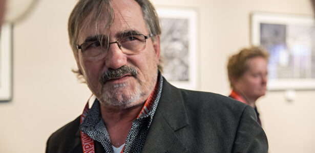 Peter Barsch, durante un encuentro con periodistas en Berlín. |  C.Jordá