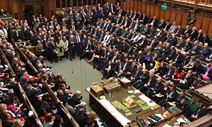 El Parlamento británico durante el debate del Brexit. |  EFE