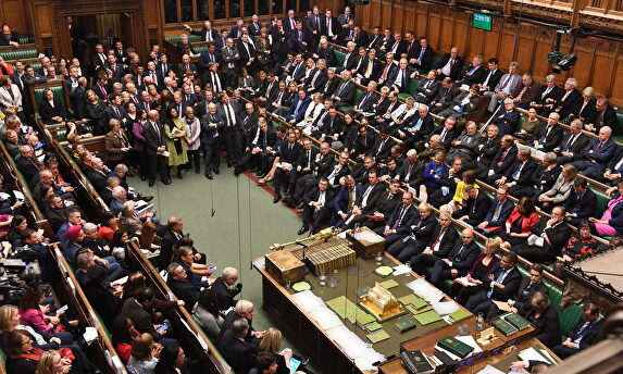 El Parlamento británico durante el debate del Brexit. |  EFE