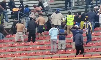 Pánico en el estadio del club franquicia del Atlético de Madrid en México 