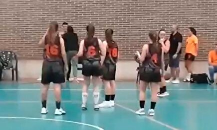 Momento del intento de agresión de la mujer de Roque Lobo |  Captura