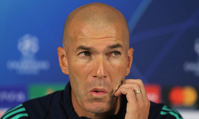 Zidane, en rueda de prensa. |  EFE