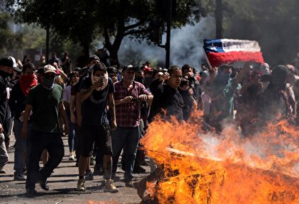 Siguen las manifestaciones en Chile. |  EFE