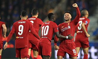 Oxlade-Chamberlain celebra uno de sus dos goles al Genk. |  Cordon Press