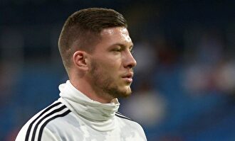 Luka Jovic, baja en el Real Madrid tras dar positivo por coronavirus. | Cordon Press