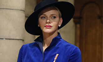 La princesa, durante la celebración del Día Nacional de Mónaco en 2017 |  Cordon Press