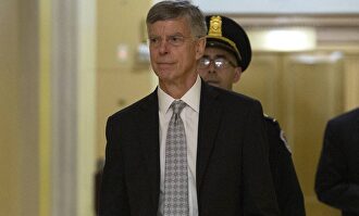 William Taylor, a su entrada a la Cámara Baja. |  Cordon Press