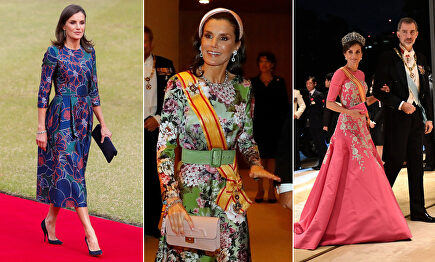 Todos los looks de la reina Letizia en su periplo oriental