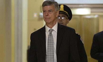 William Taylor, a su entrada a la Cámara Baja. |  Cordon Press