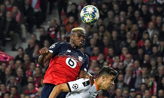 El Lille fue mejor que el Valencia. |  EFE