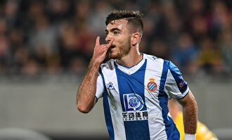 Campuzano celebra su gol al Ludogorets. |  EFE