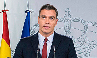 Pedro Sánchez, compareciendo en Moncloa. |  EFE