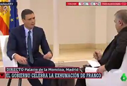 Pedro Sánchez con Ferreras |  Imagen TV