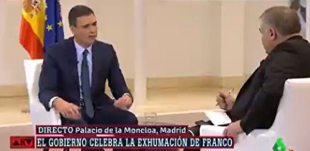 Pedro Sánchez con Ferreras |  Imagen TV