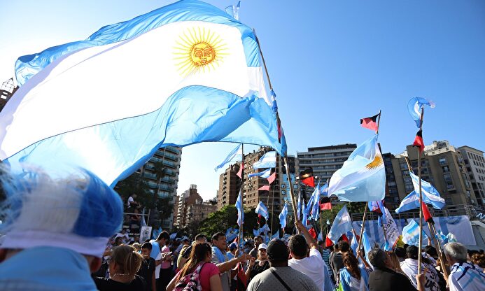 Cierre de campaña de Mauricio Macri. |  EFE